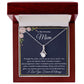 To My Mom - Alluring Beauty Necklace Gift for Mom